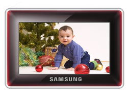 三星spf 87h 紅版 1g 數(shù)碼相框產(chǎn)品圖片1素材 it168數(shù)碼相框圖片大全